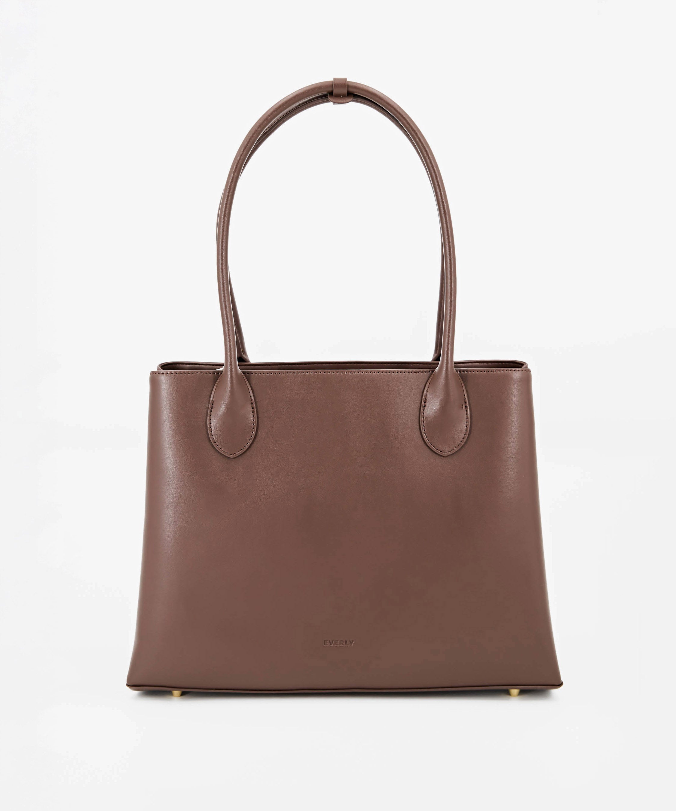 Medium Work Tote Brown – Everly Travel