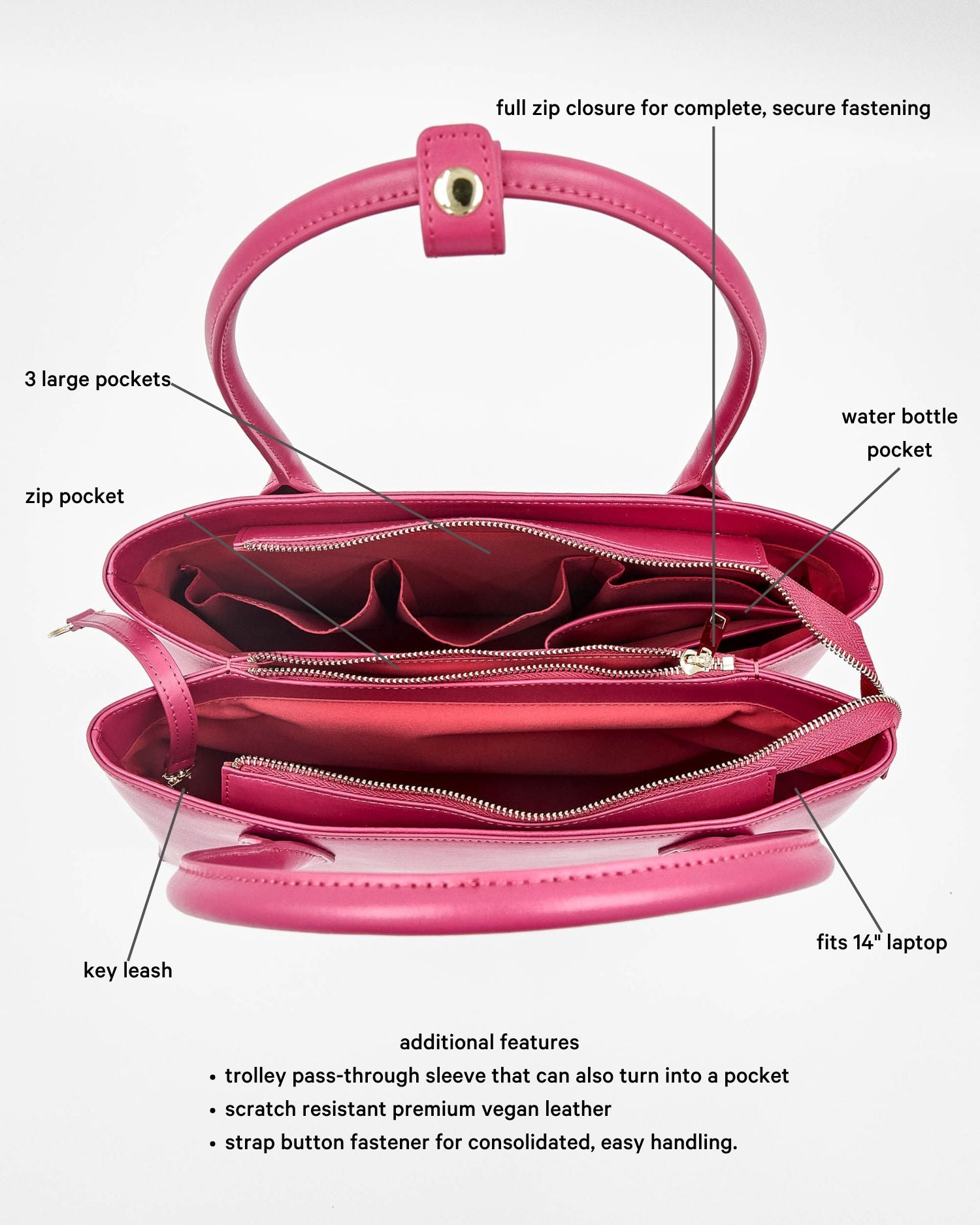 Kendall Tote Pink