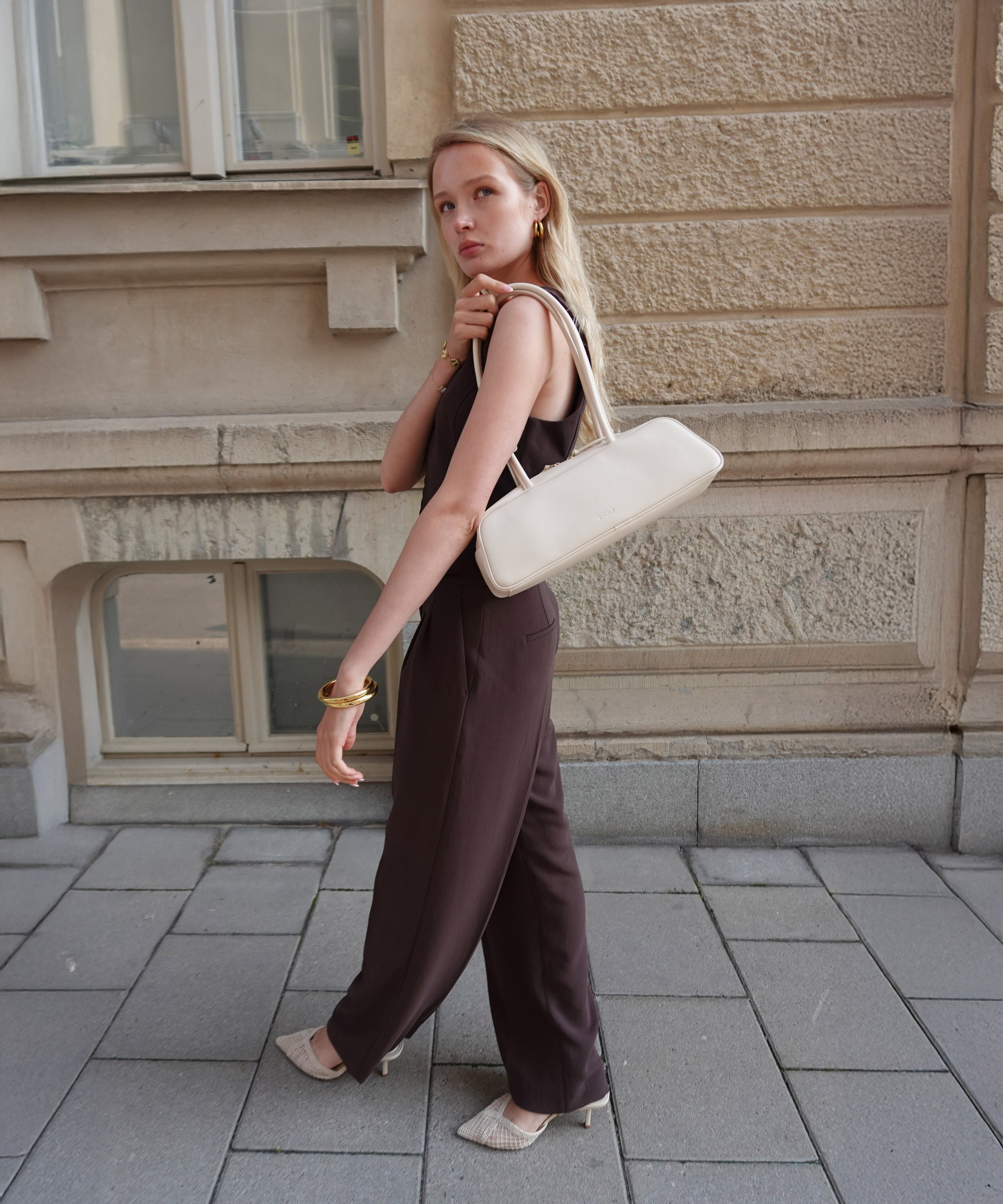 Faye Bag East West Pearl