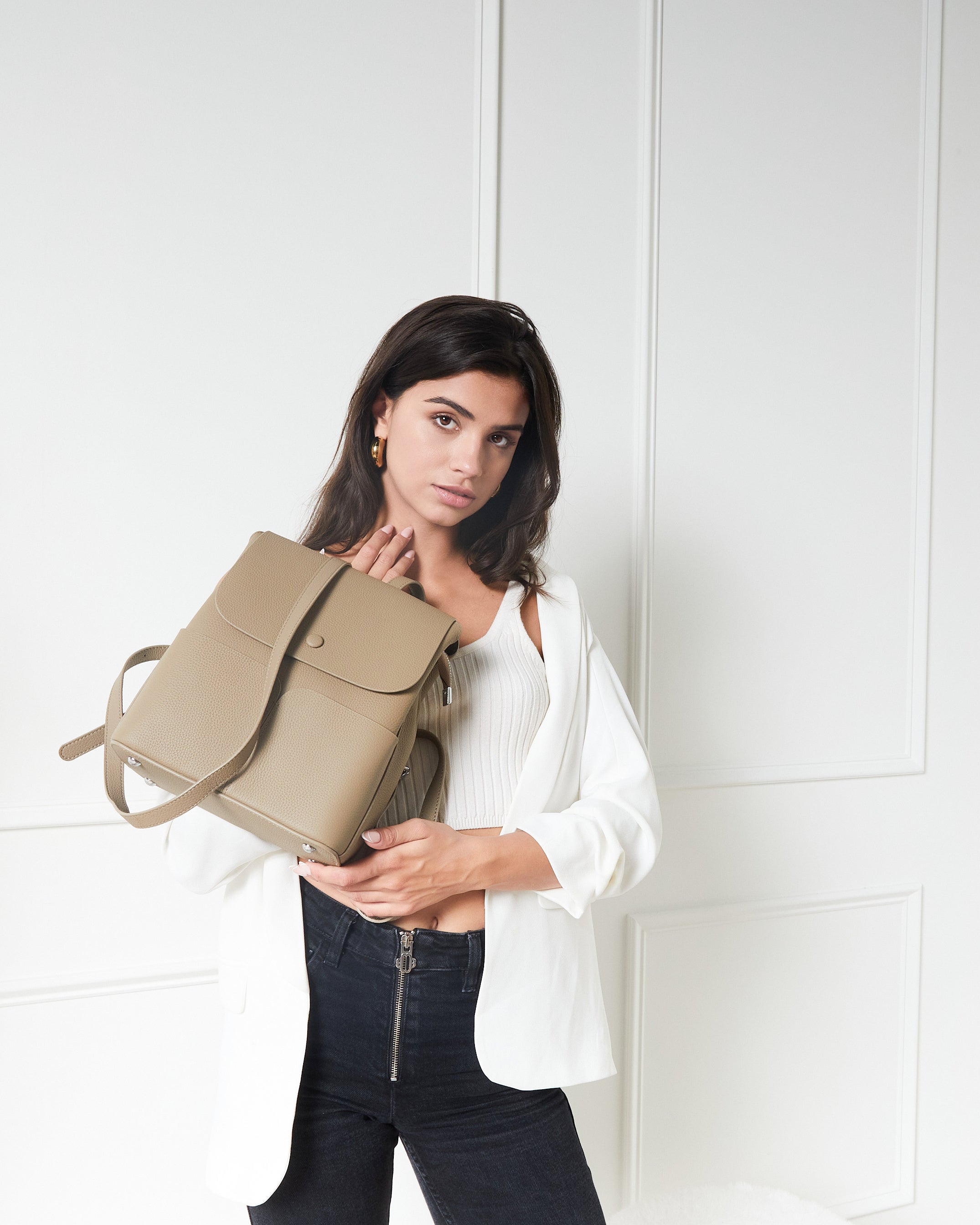Poppy Backpack Taupe