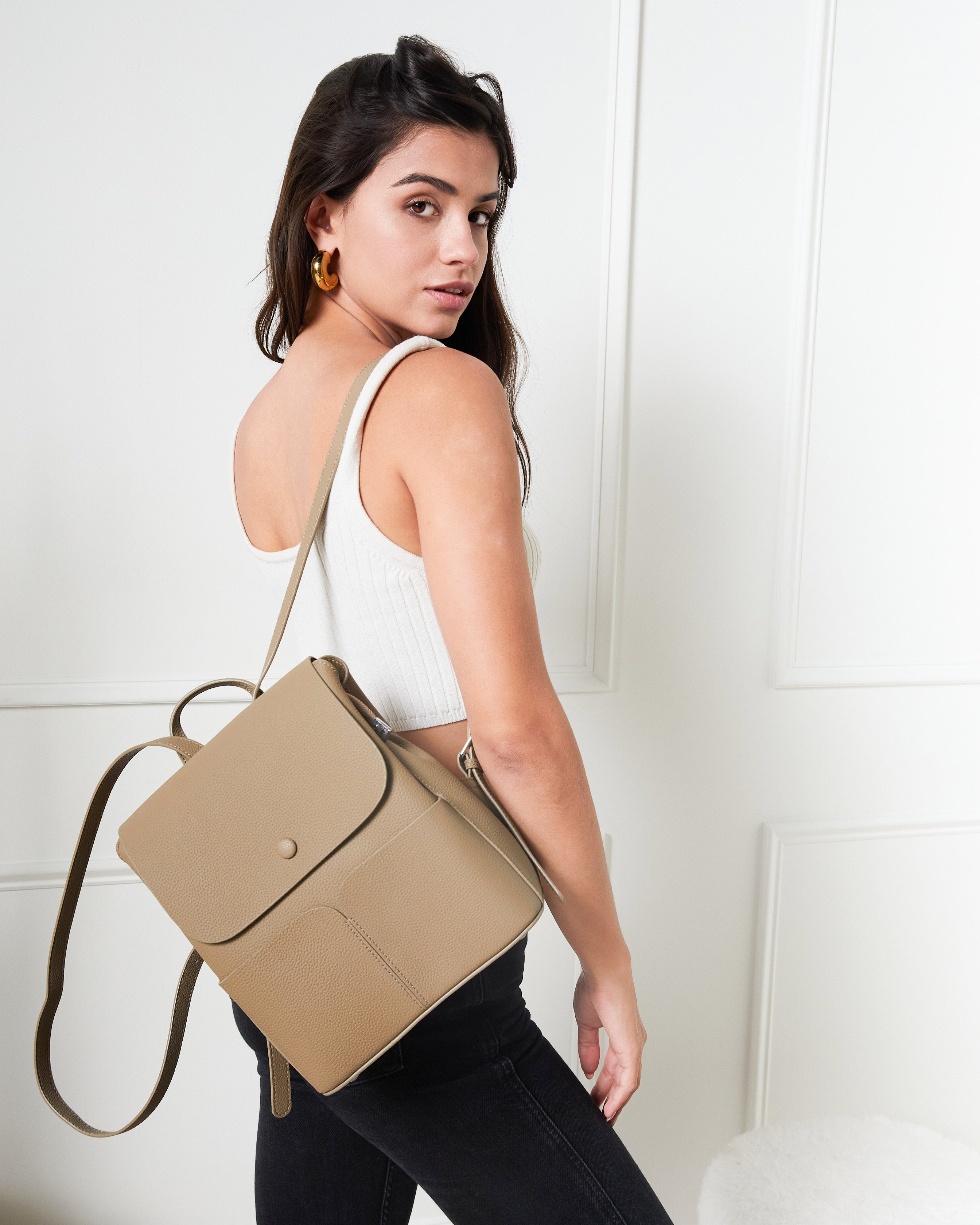 Poppy Backpack Taupe