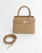 Sloane Midi - Latte Suede