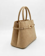 Sloane Midi - Latte Suede