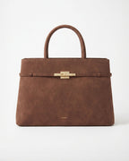 Sloane Grande - Brown Suede